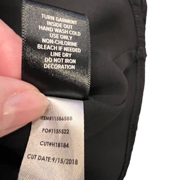 Torrid Georgette Embellished Beaded Choker‎ Tank 4X Black Neck Tie Blouse Top - Picture 13 of 14